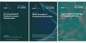 Abbildung von drei verscheidenen Policy-Briefings des Projekts MediaFutures